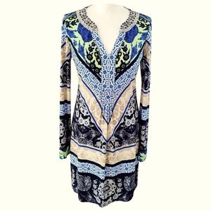 Hale Bob beaded neckline dress NWT size XS